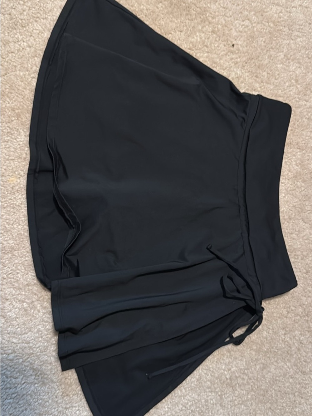 SHEIN Black Flared Skirt